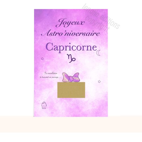 carte anniversaire capricorne astro